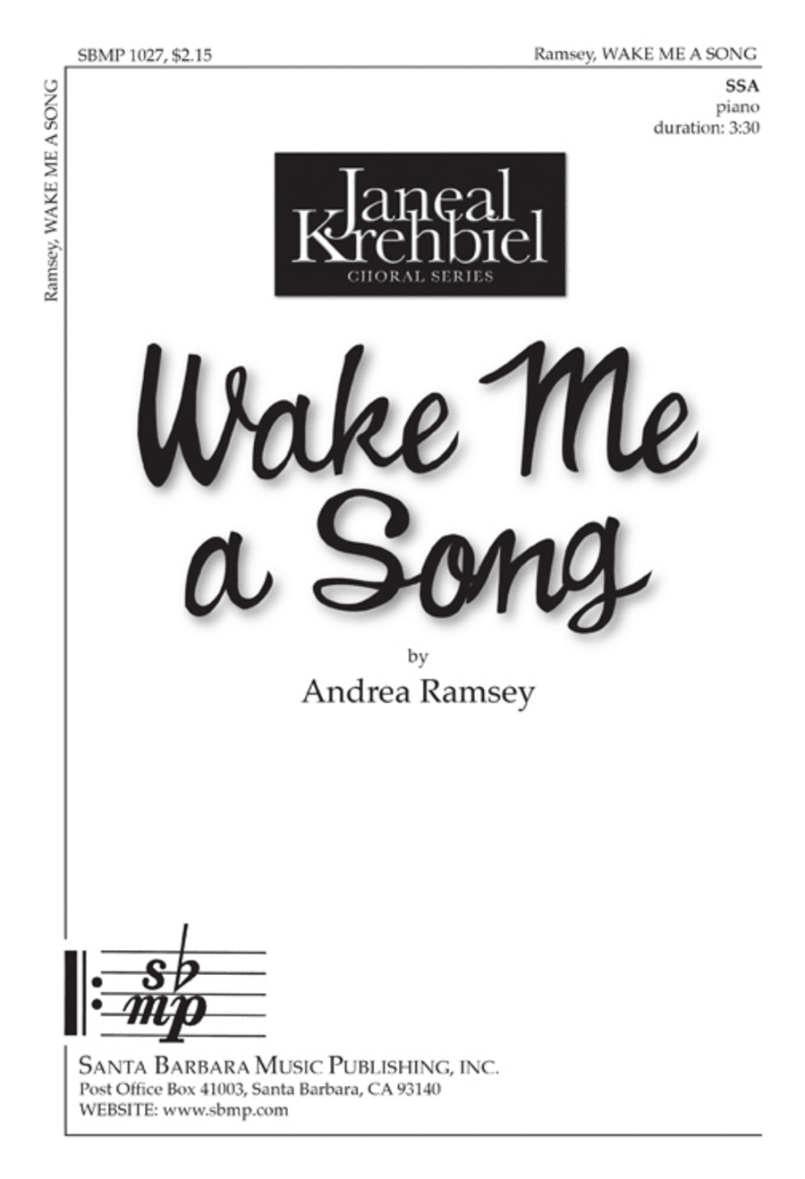 Wake Me a Song - SSA Octavo SSA scores gallery preview page 1