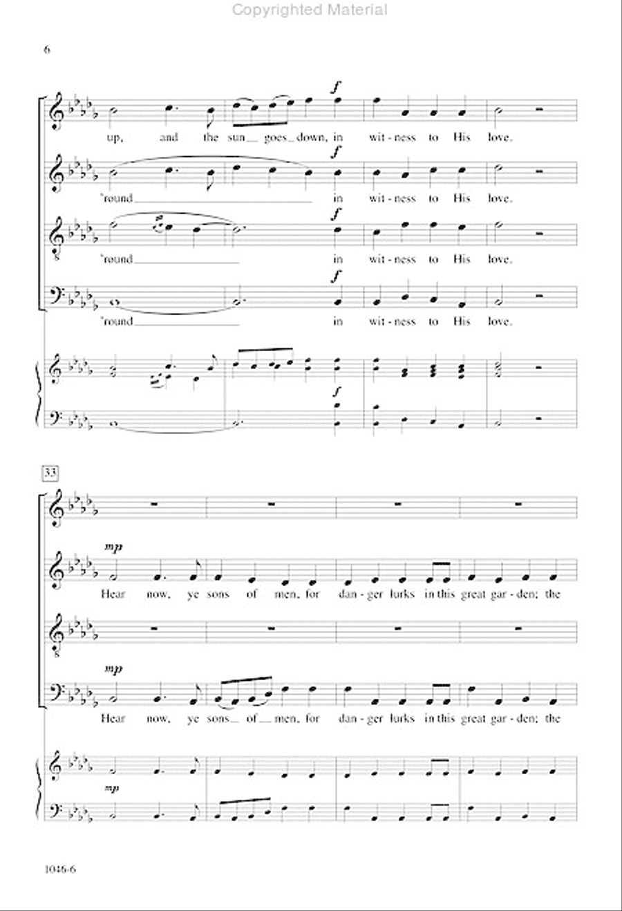 Emerald Stream - SATB Octavo 4-Part scores gallery preview page 7