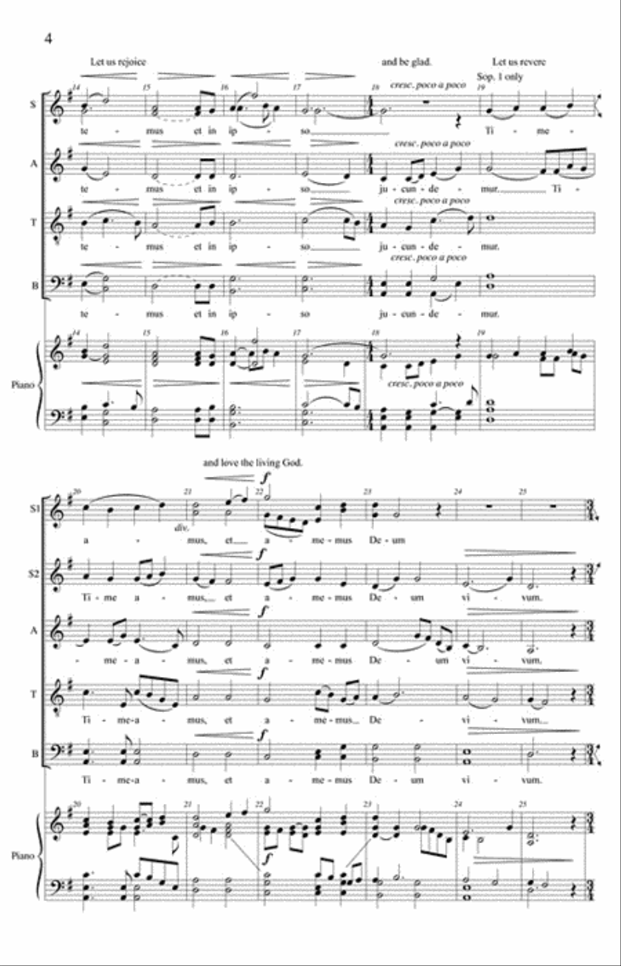 Ubi Caritas Ubi Caritas Divisi scores gallery preview page 3