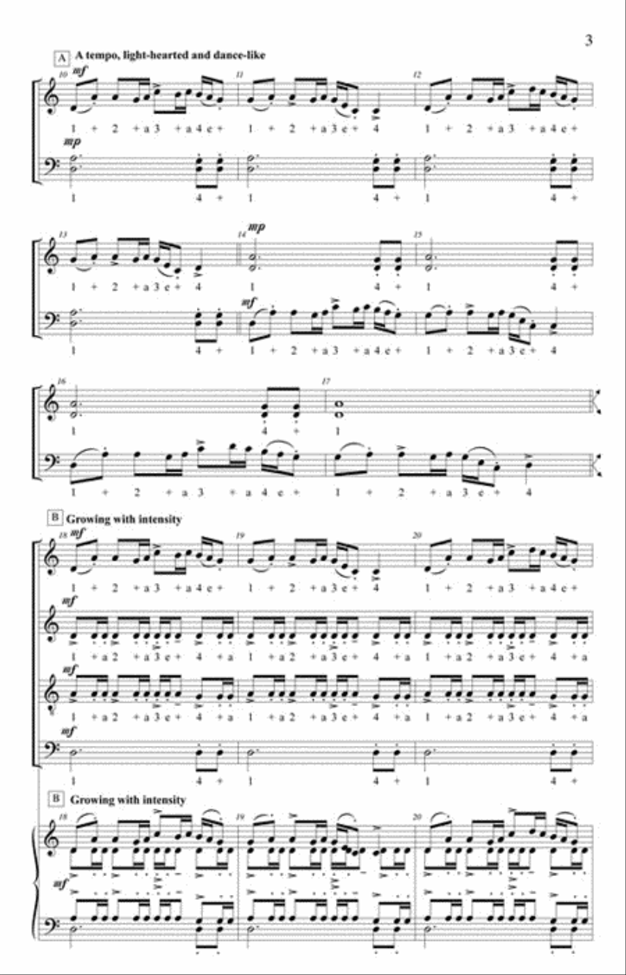 Count on It! Choir scores gallery preview page 3