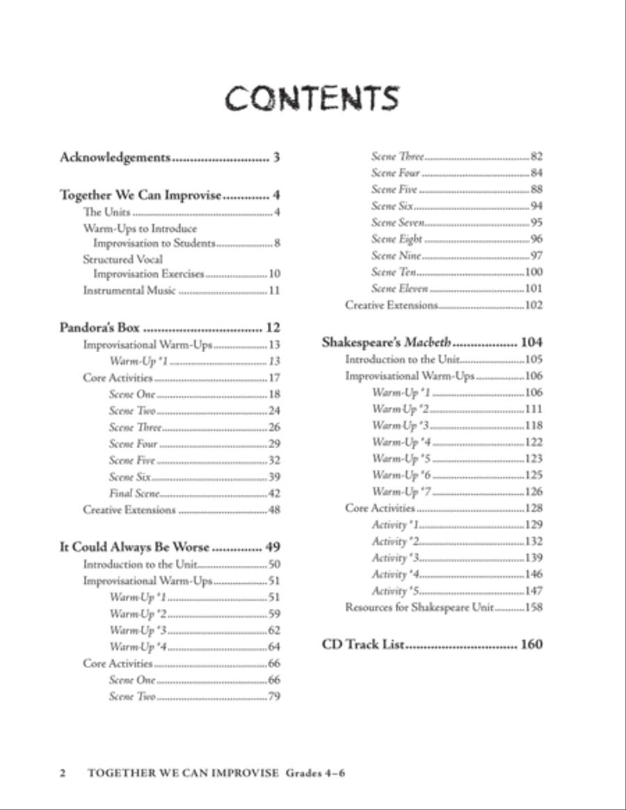 Together We Can Improvise, Volume 2 CD scores gallery preview page 2