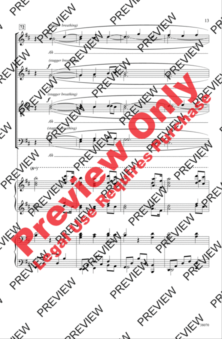 Homeward Bound Homeward Bound 4-Part scores gallery preview page 13