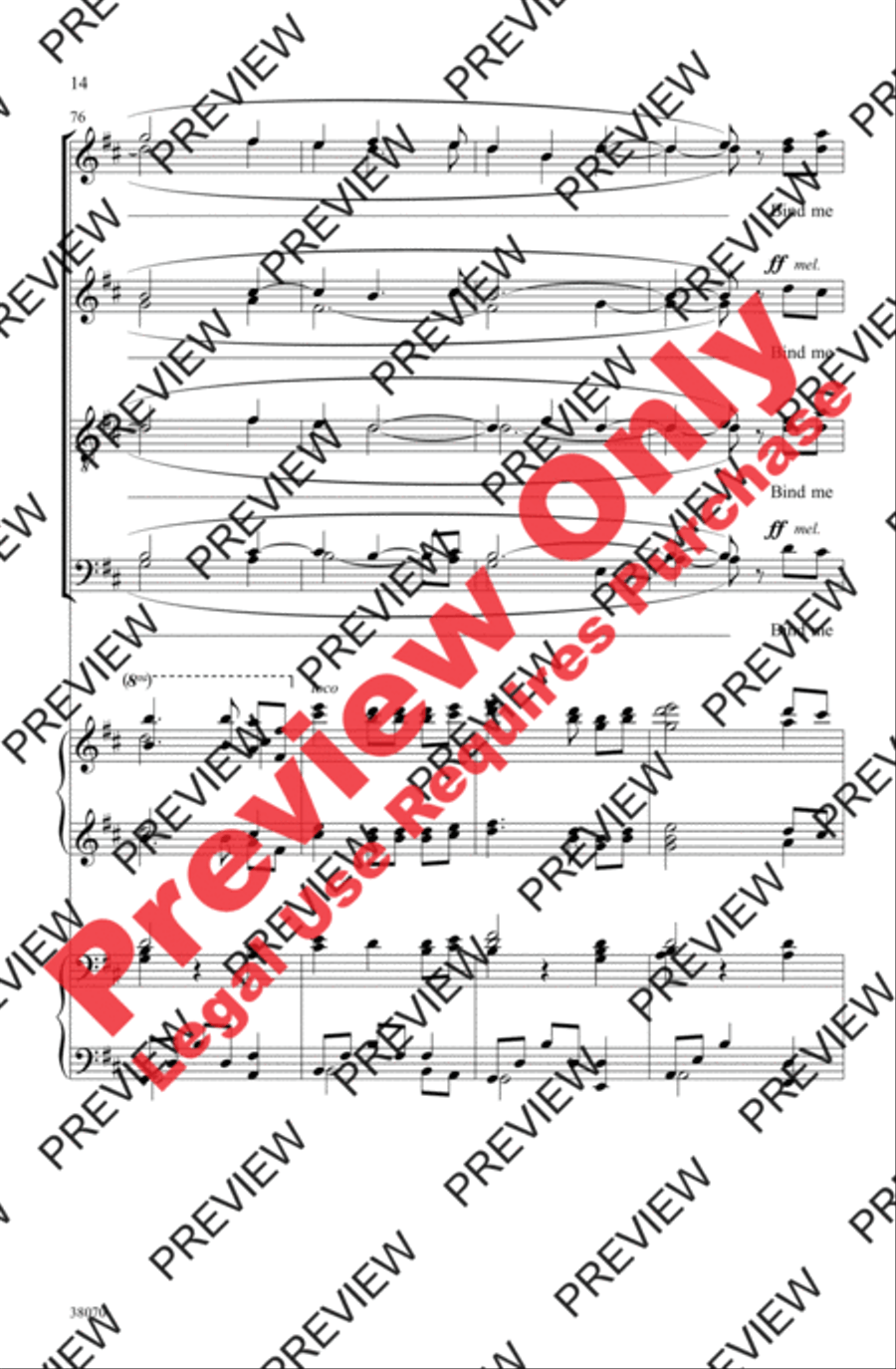 Homeward Bound Homeward Bound 4-Part scores gallery preview page 14