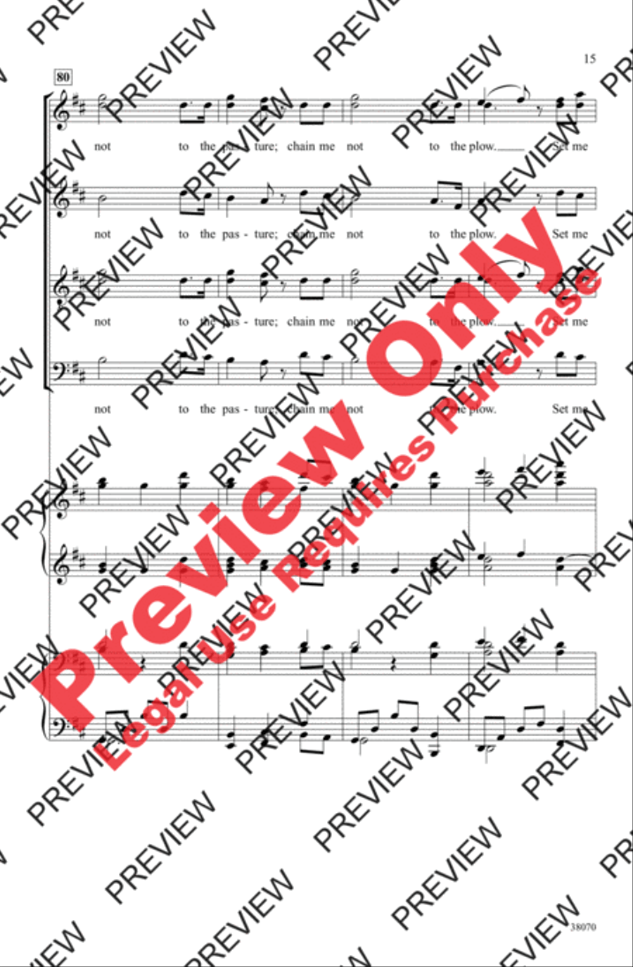 Homeward Bound Homeward Bound 4-Part scores gallery preview page 15