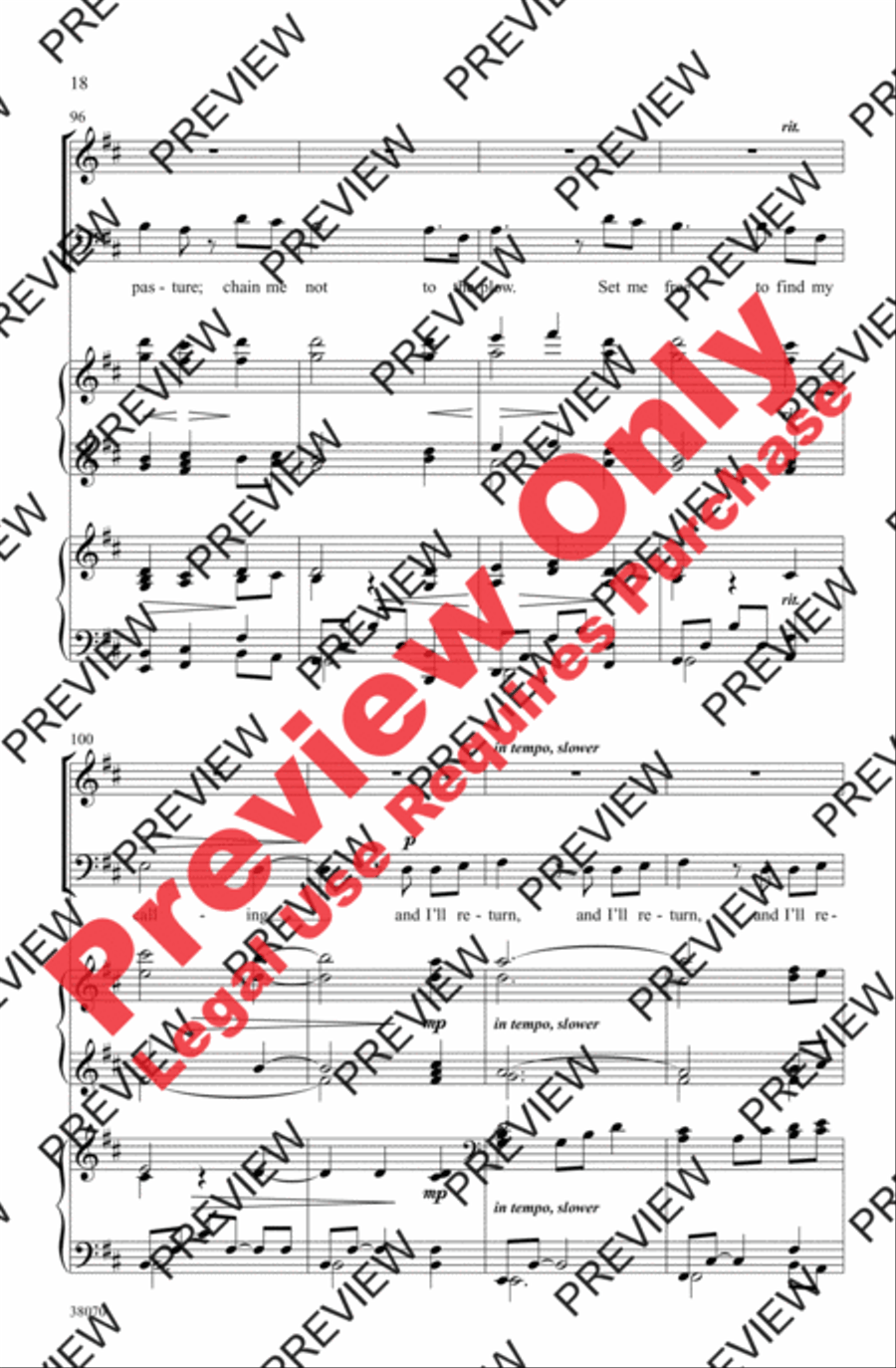Homeward Bound Homeward Bound 4-Part scores gallery preview page 18