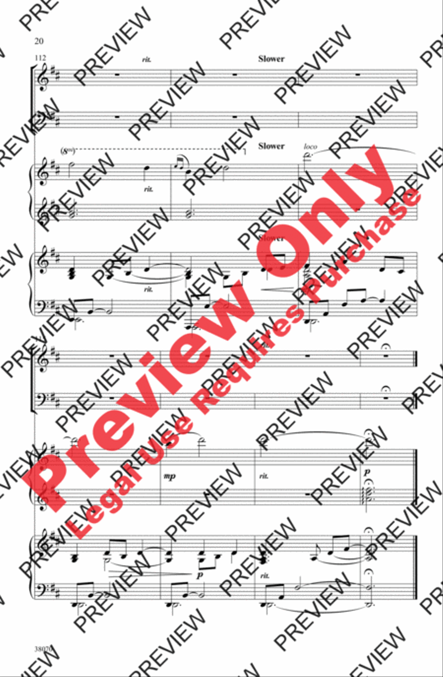 Homeward Bound Homeward Bound 4-Part scores gallery preview page 20