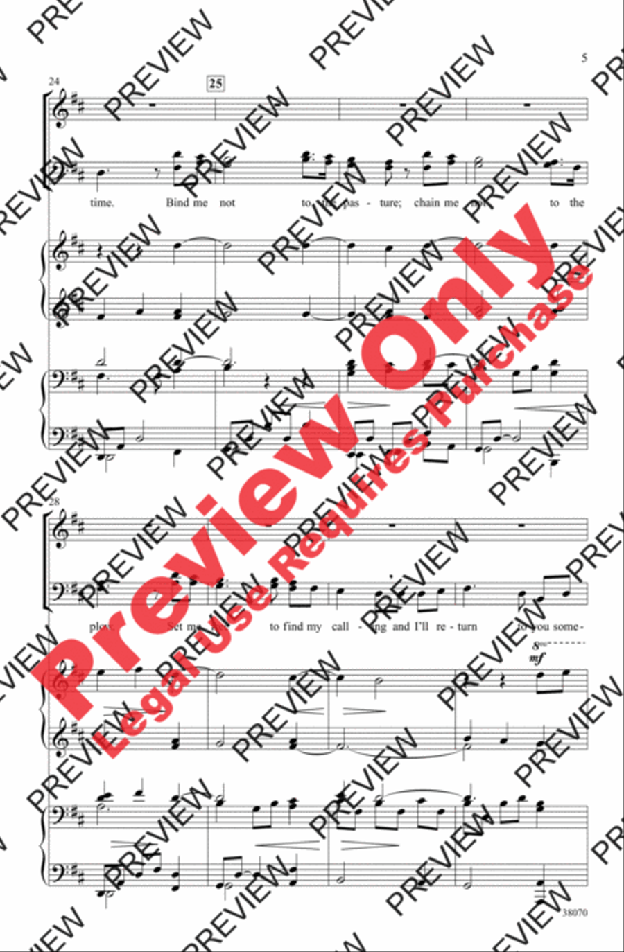 Homeward Bound Homeward Bound 4-Part scores gallery preview page 5
