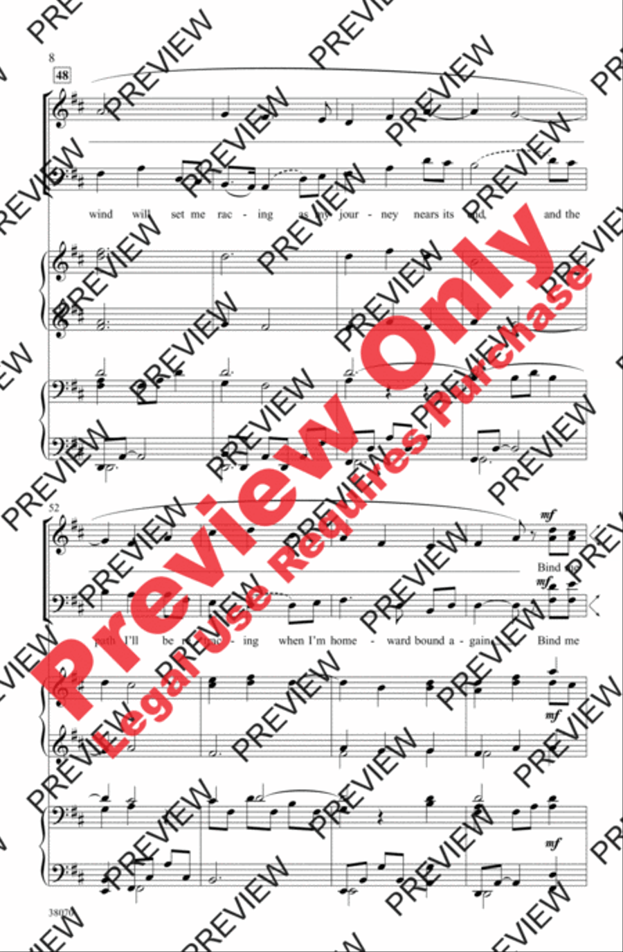 Homeward Bound Homeward Bound 4-Part scores gallery preview page 8