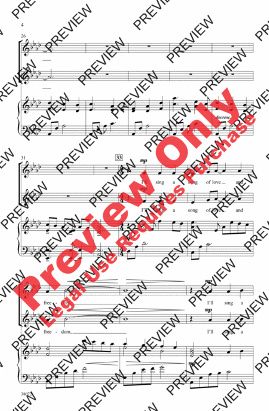 Alleluia! I Will Sing Alleluia! I Will Sing 2-Part scores gallery preview page 4