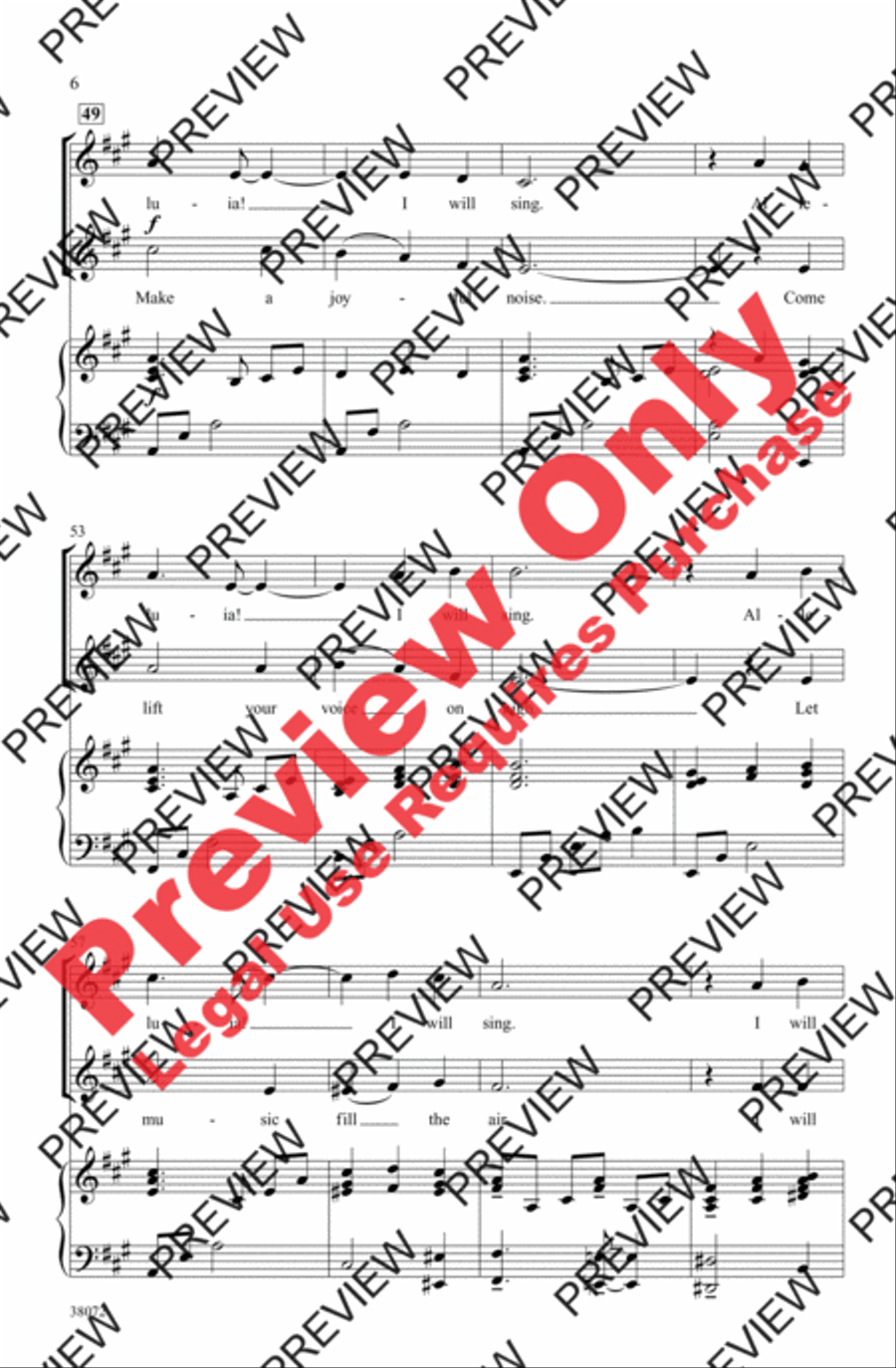 Alleluia! I Will Sing Alleluia! I Will Sing 2-Part scores gallery preview page 6