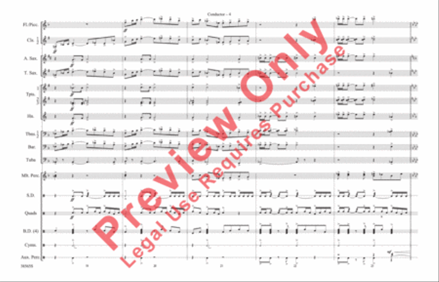Summit! Summit! Marching Band scores gallery preview page 5