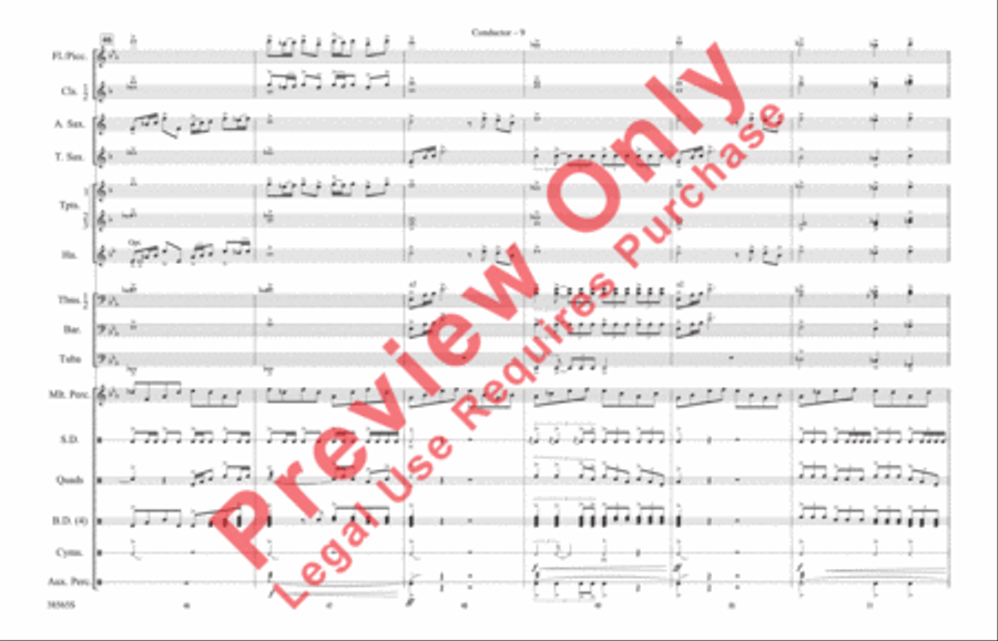 Summit! Summit! Marching Band scores gallery preview page 10