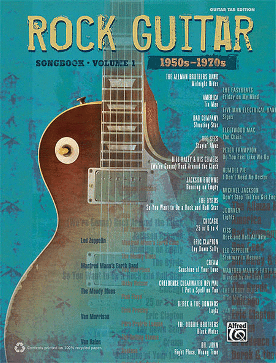 The Rock Guitar Songbook – Volume 1 (1950s-1970s) Electric Guitar scores gallery preview page 1