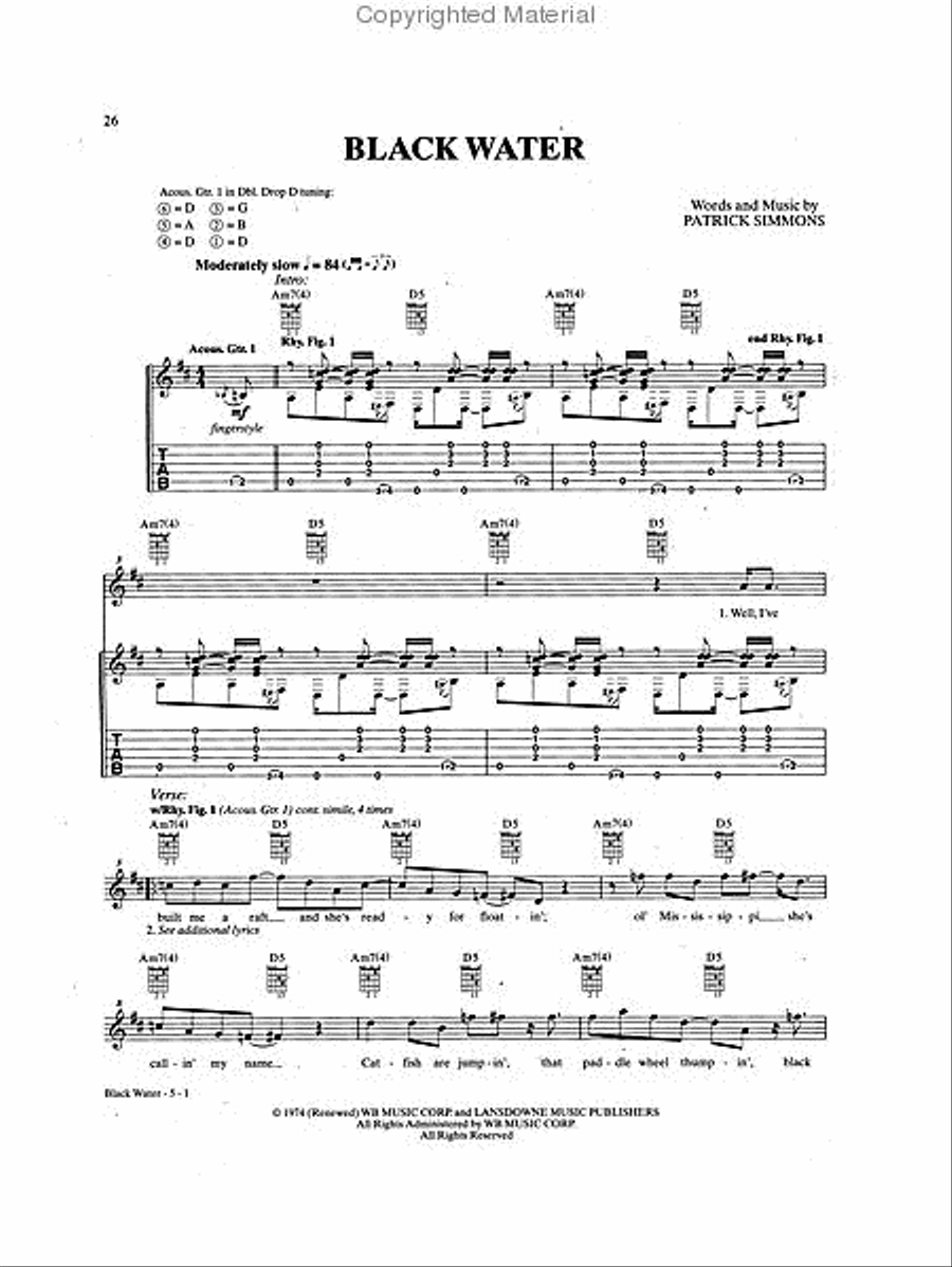 The Rock Guitar Songbook – Volume 1 (1950s-1970s) Electric Guitar scores gallery preview page 4