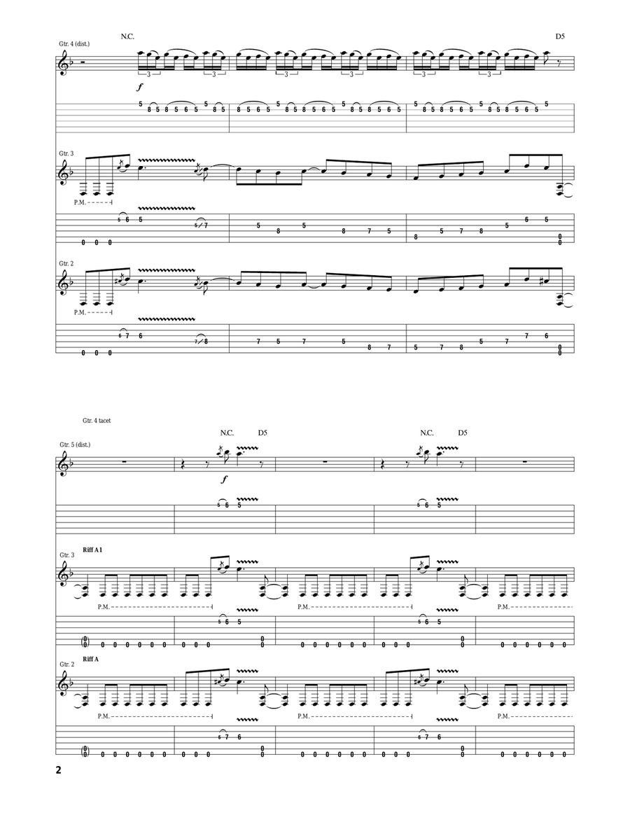 And All Things Will End And All Things Will End Acoustic Guitar scores gallery preview page 2