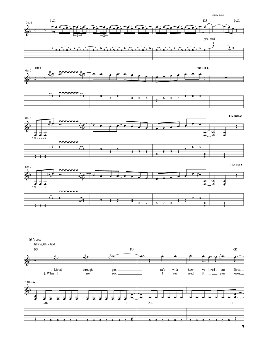 And All Things Will End And All Things Will End Acoustic Guitar scores gallery preview page 3