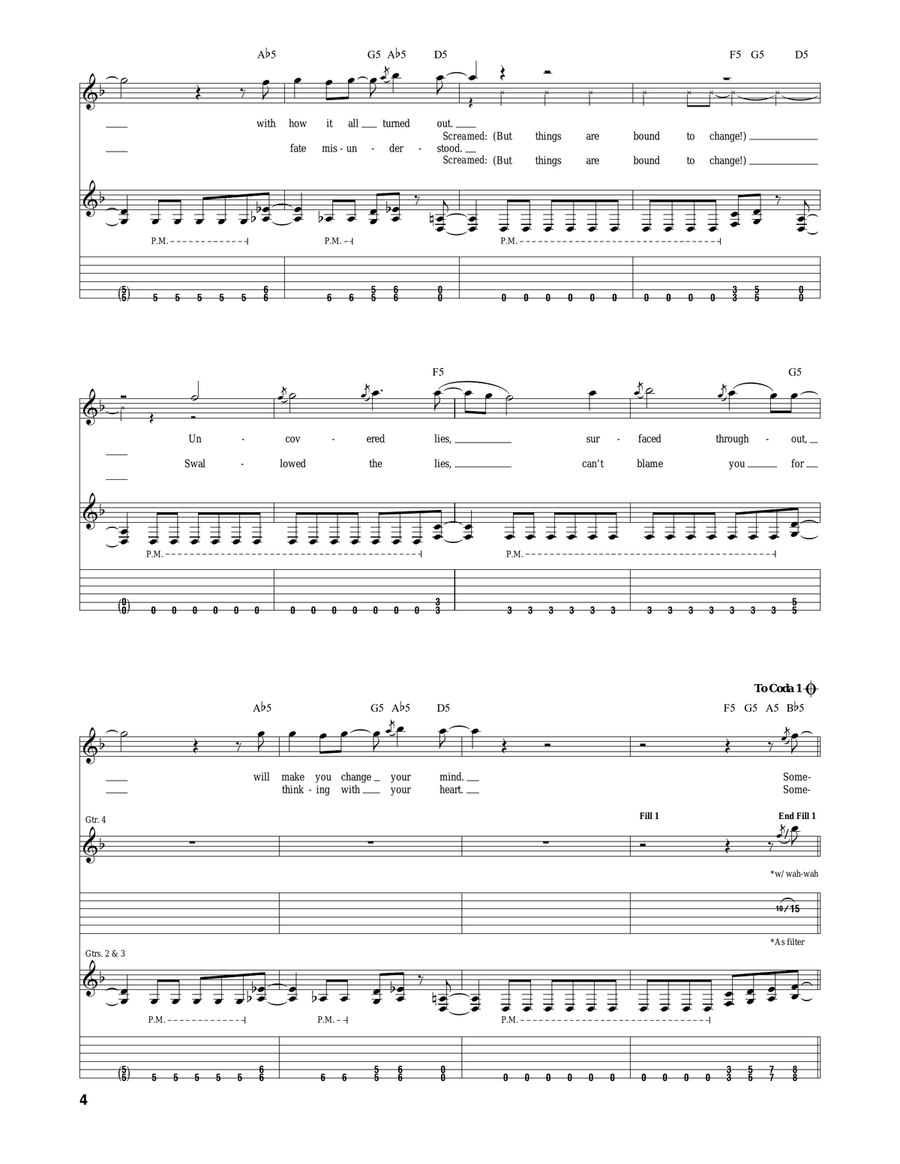 And All Things Will End And All Things Will End Acoustic Guitar scores gallery preview page 4
