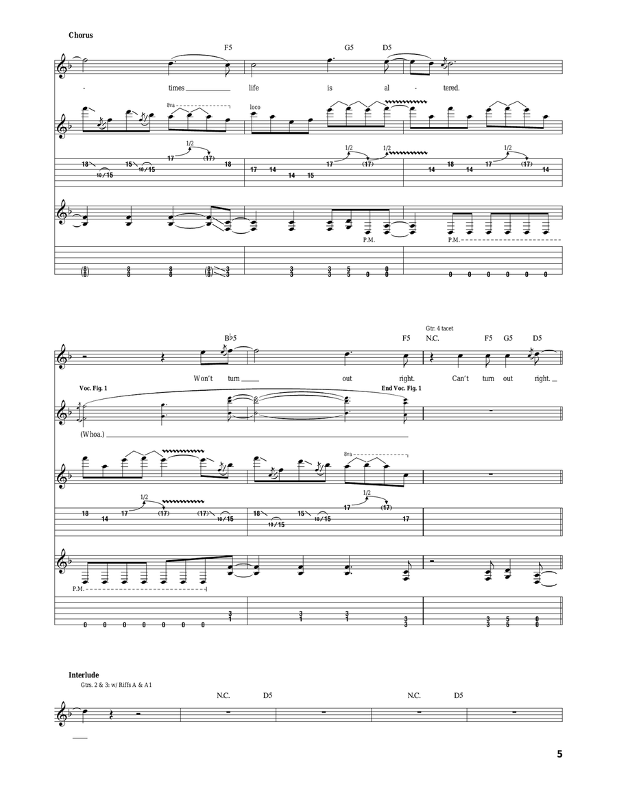 And All Things Will End And All Things Will End Acoustic Guitar scores gallery preview page 5