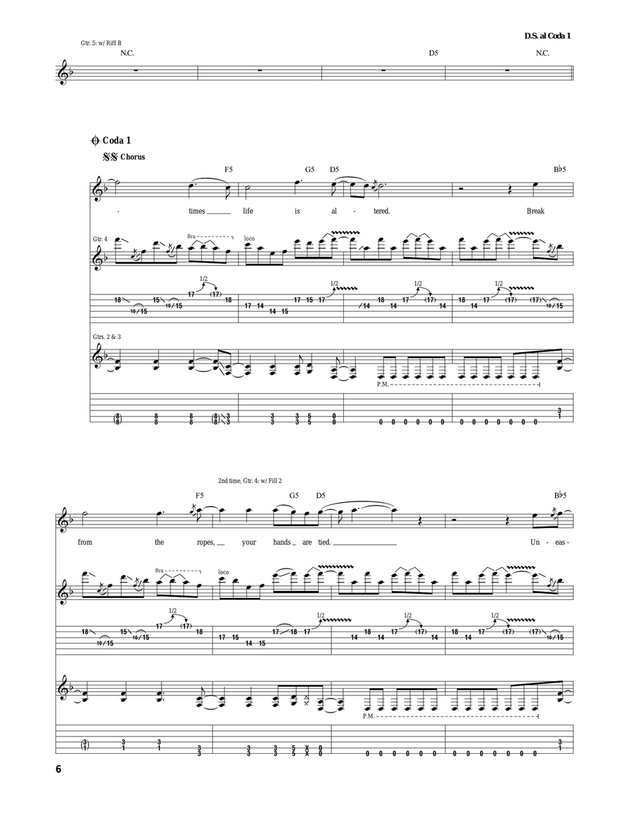 And All Things Will End And All Things Will End Acoustic Guitar scores gallery preview page 6
