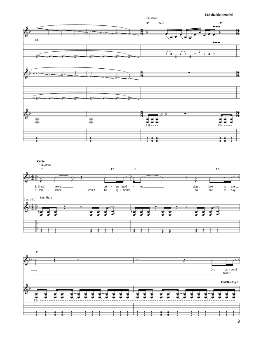 Desecrate Through Reverance Acoustic Guitar scores gallery preview page 3