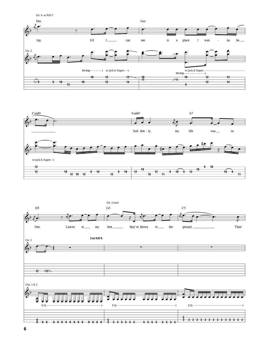 Remenissions Remenissions Acoustic Guitar scores gallery preview page 6
