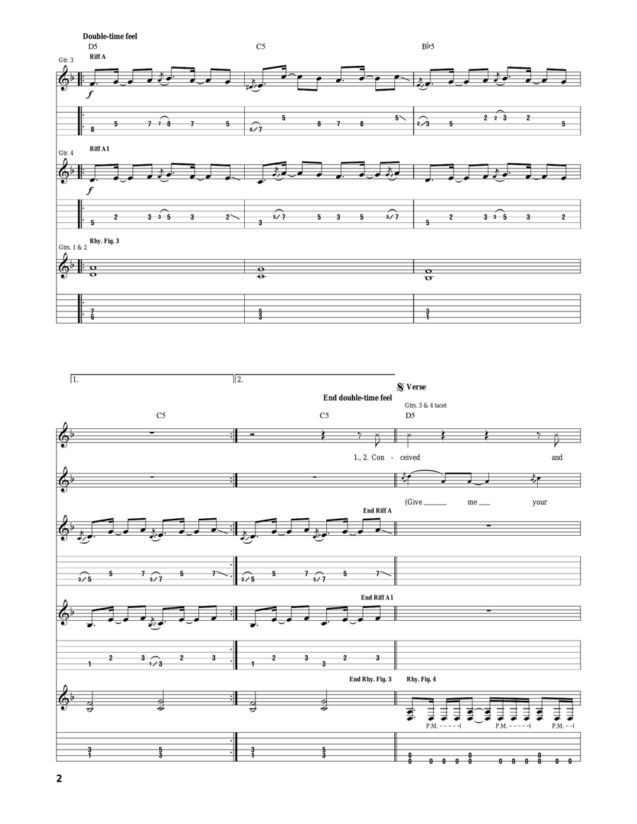 Chapter Four Chapter Four Acoustic Guitar scores gallery preview page 2