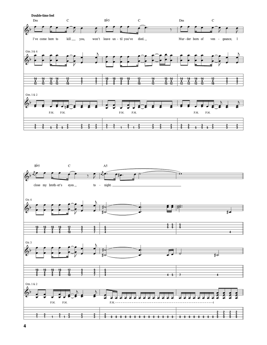 Chapter Four Chapter Four Acoustic Guitar scores gallery preview page 4