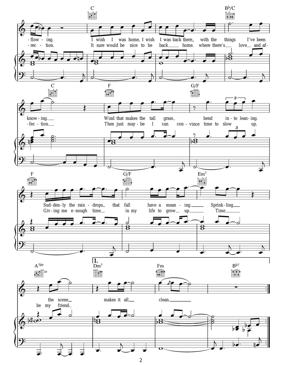Home Home Acoustic Guitar scores gallery preview page 2