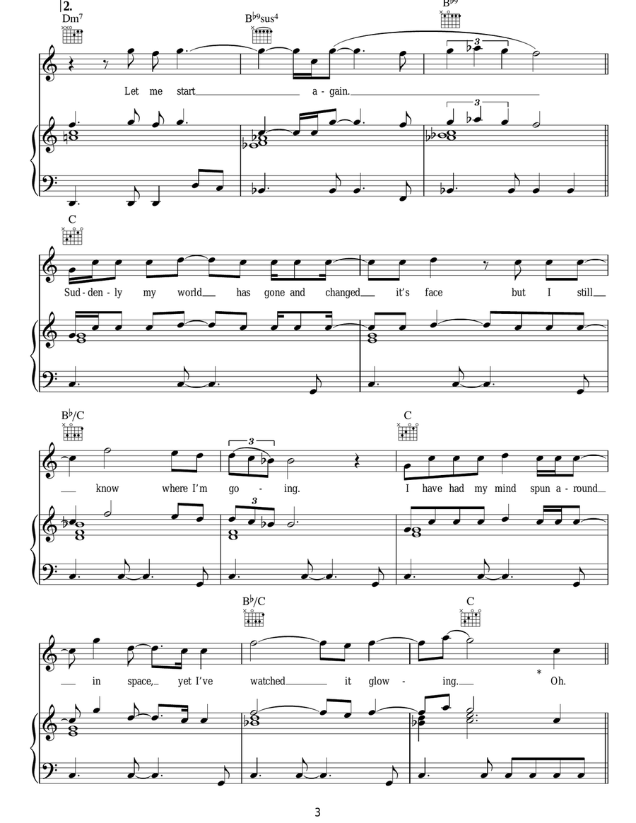 Home Home Acoustic Guitar scores gallery preview page 3