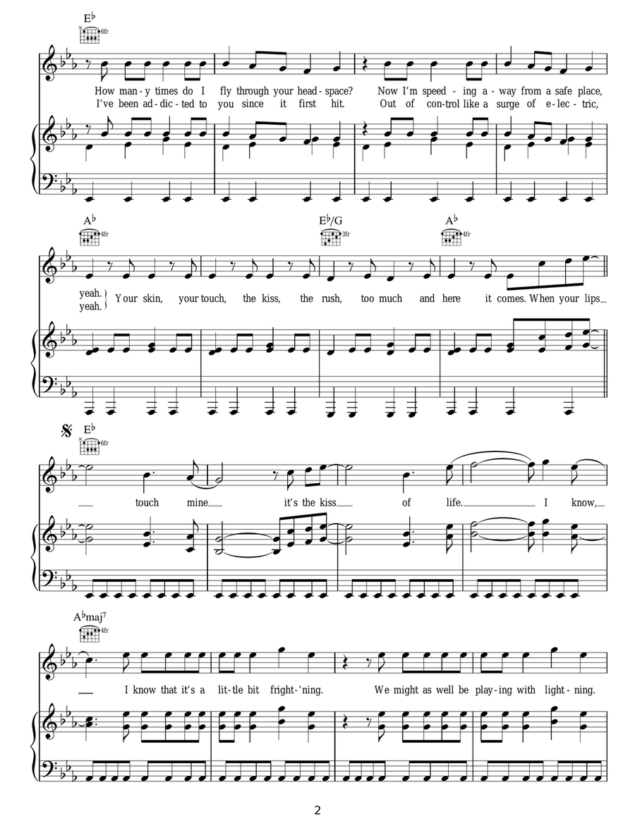 Lightning Lightning Acoustic Guitar scores gallery preview page 2