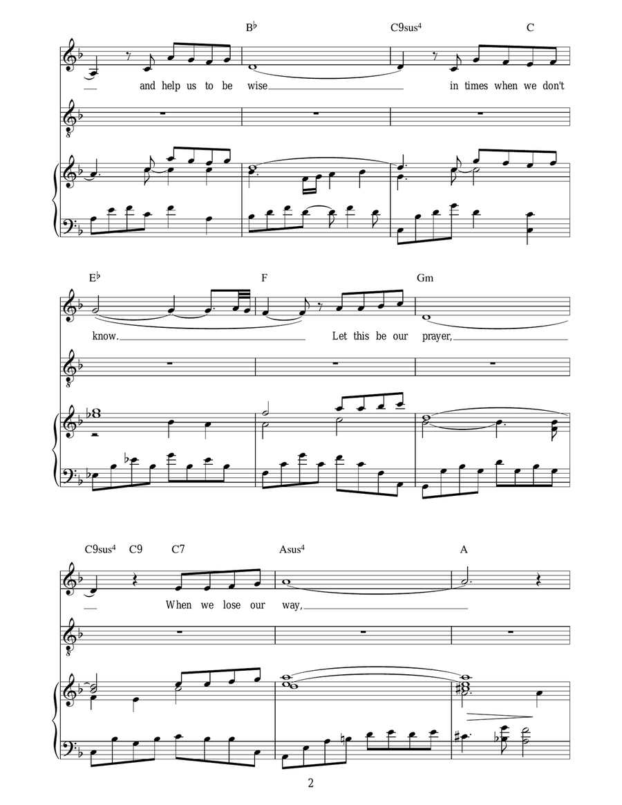 The Prayer The Prayer Acoustic Guitar scores gallery preview page 2