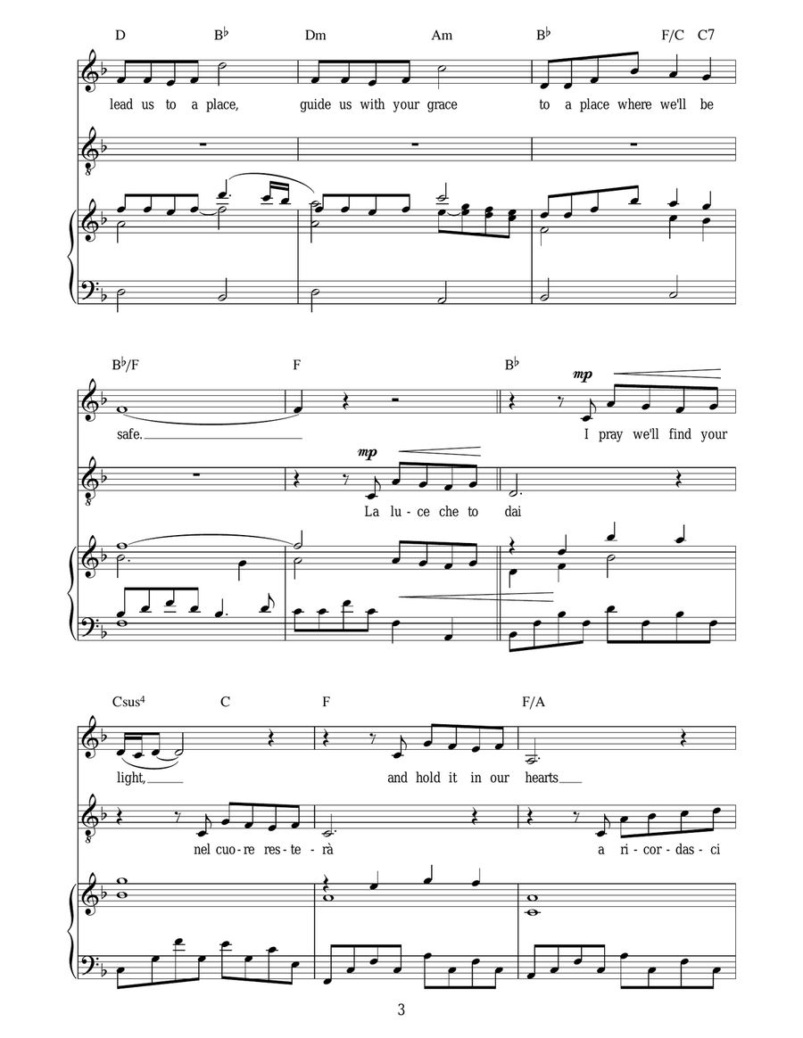 The Prayer The Prayer Acoustic Guitar scores gallery preview page 3