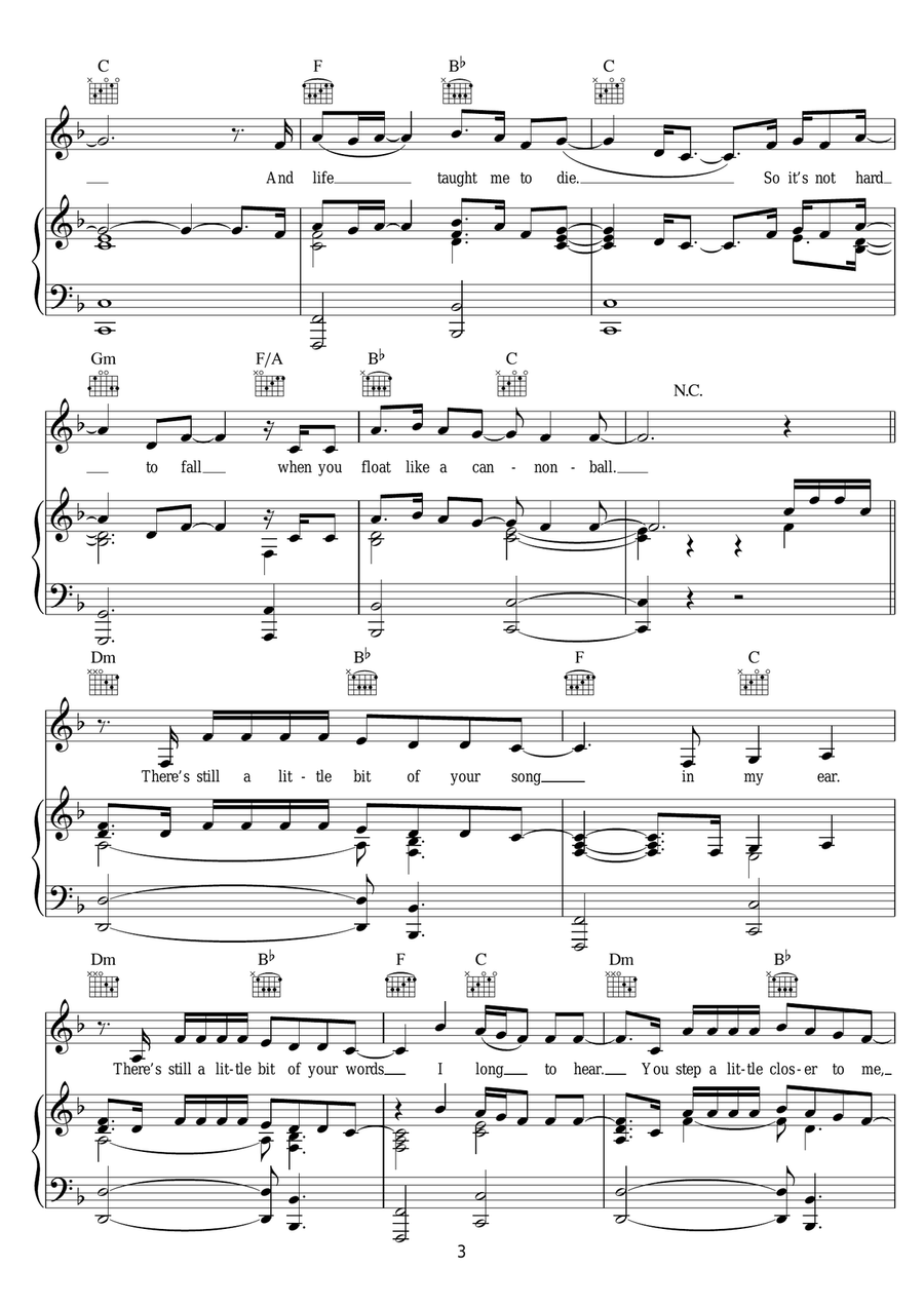 Cannonball Acoustic Guitar scores gallery preview page 3