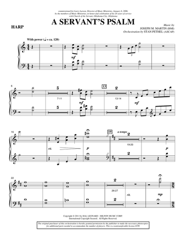 A Servant's Psalm - Harp