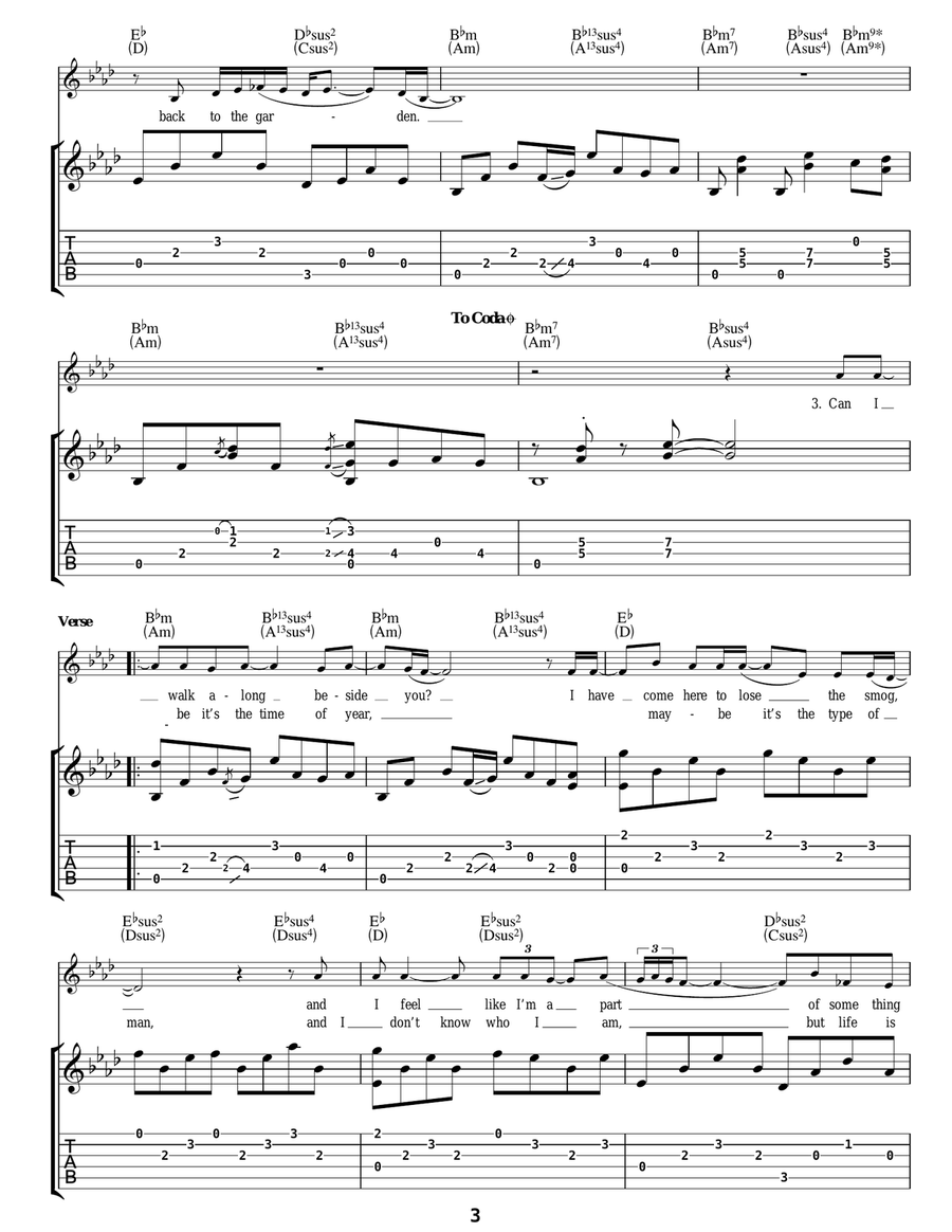 Woodstock Woodstock Acoustic Guitar scores gallery preview page 3