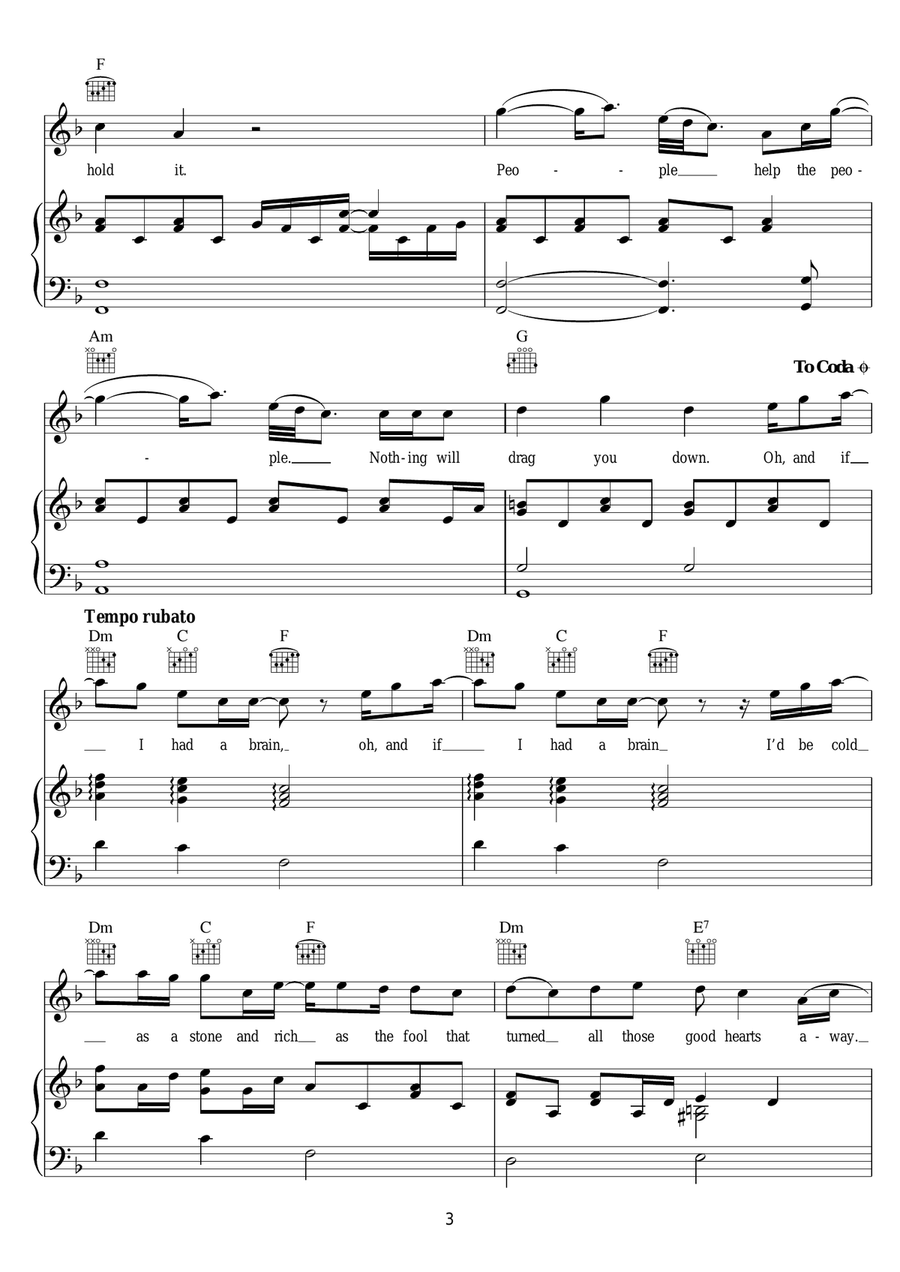 People Help The People People Help The People Acoustic Guitar scores gallery preview page 3