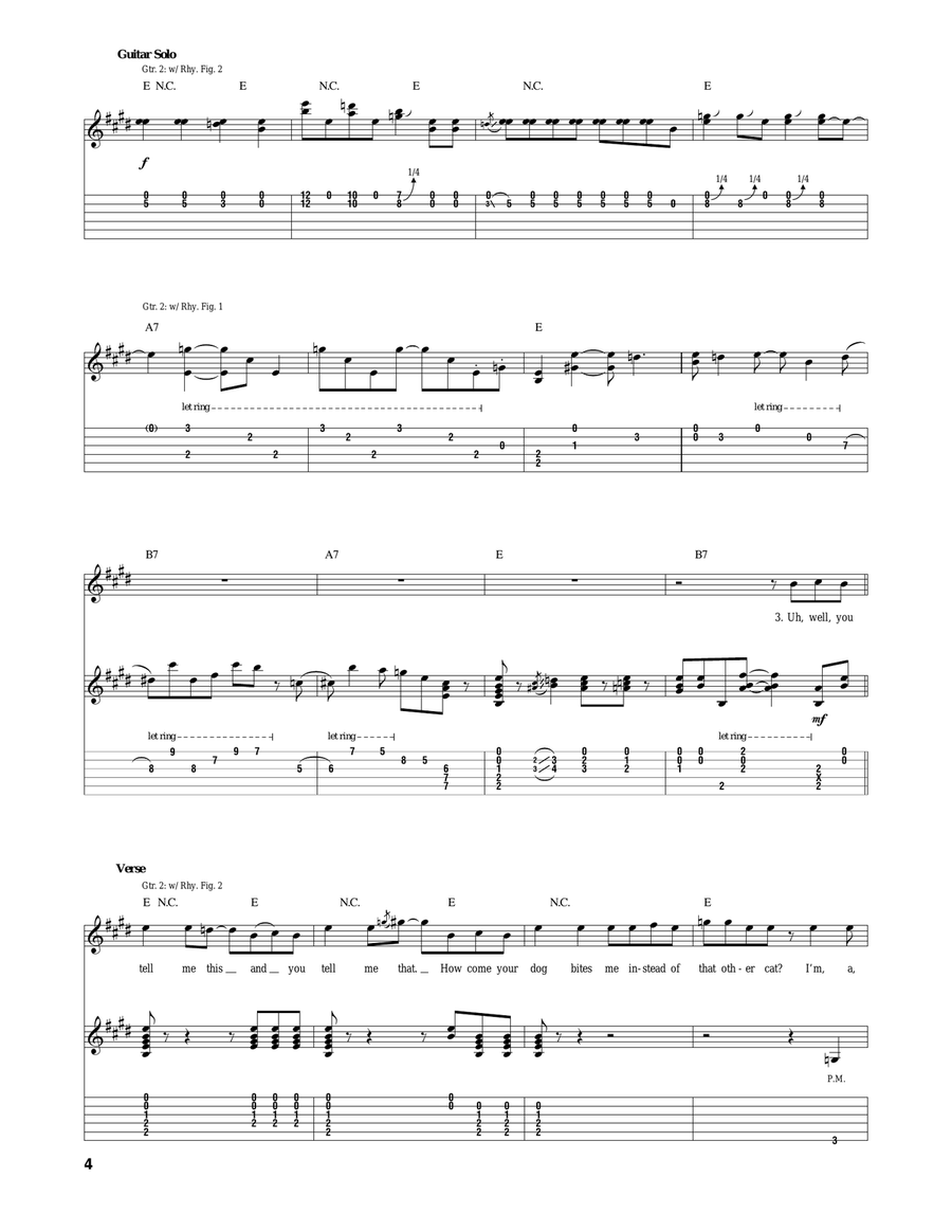 I'm Gonna Set My Foot Down Acoustic Guitar scores gallery preview page 4