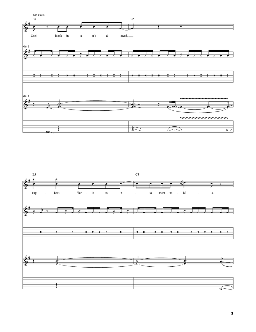 The Adventures Of Rain Dance Maggie Acoustic Guitar scores gallery preview page 3