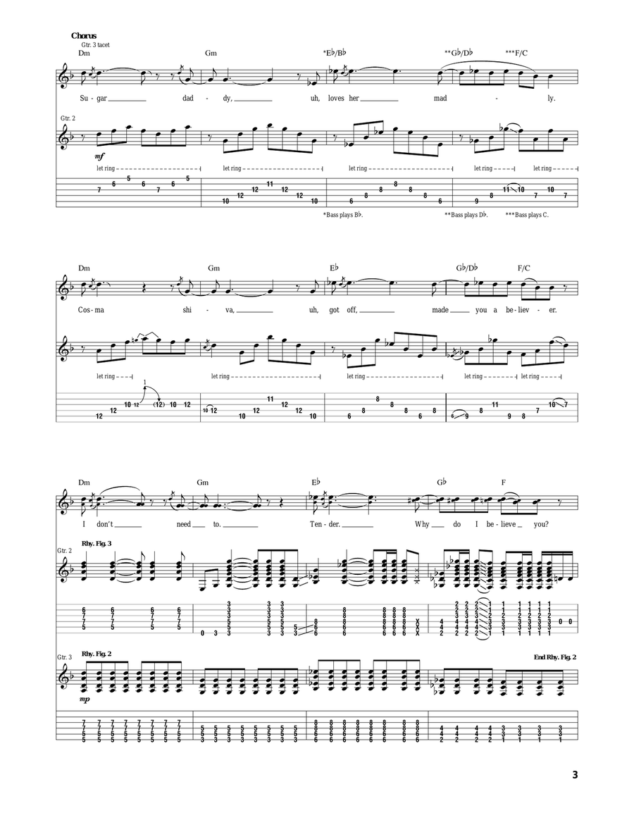 Annie Wants A Baby Annie Wants A Baby Acoustic Guitar scores gallery preview page 3