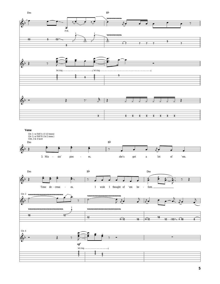 Annie Wants A Baby Annie Wants A Baby Acoustic Guitar scores gallery preview page 5