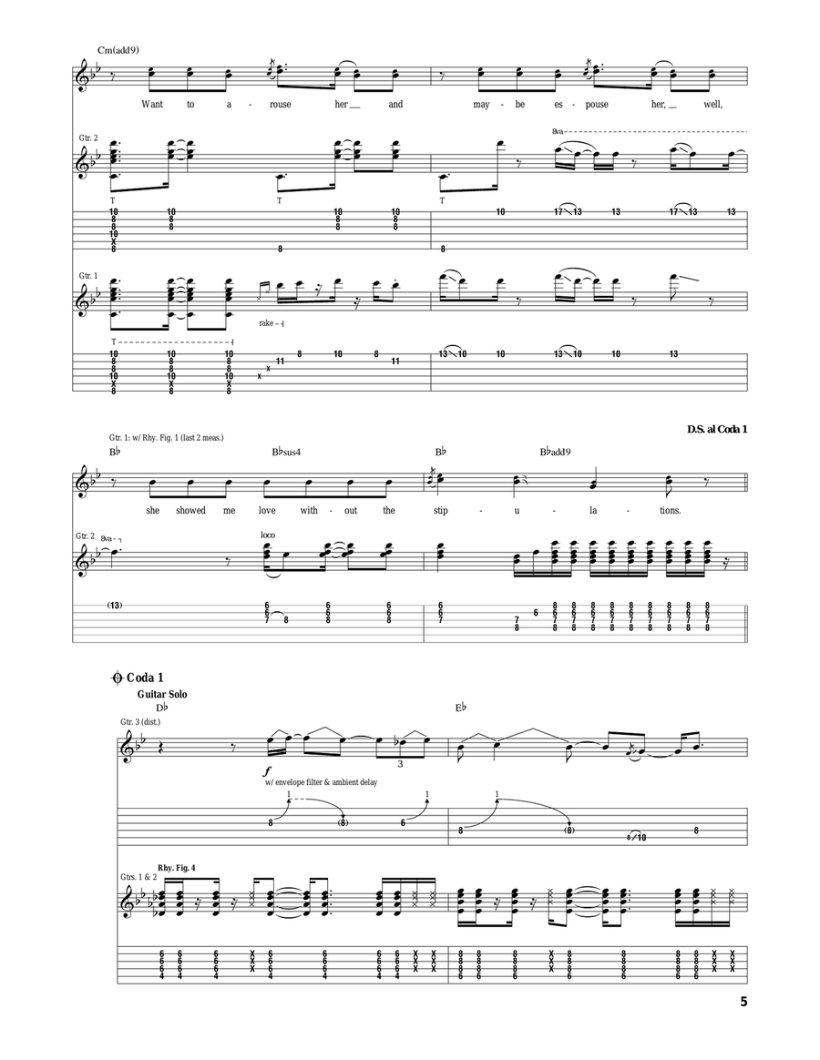 Did I Let You Know Did I Let You Know Acoustic Guitar scores gallery preview page 5