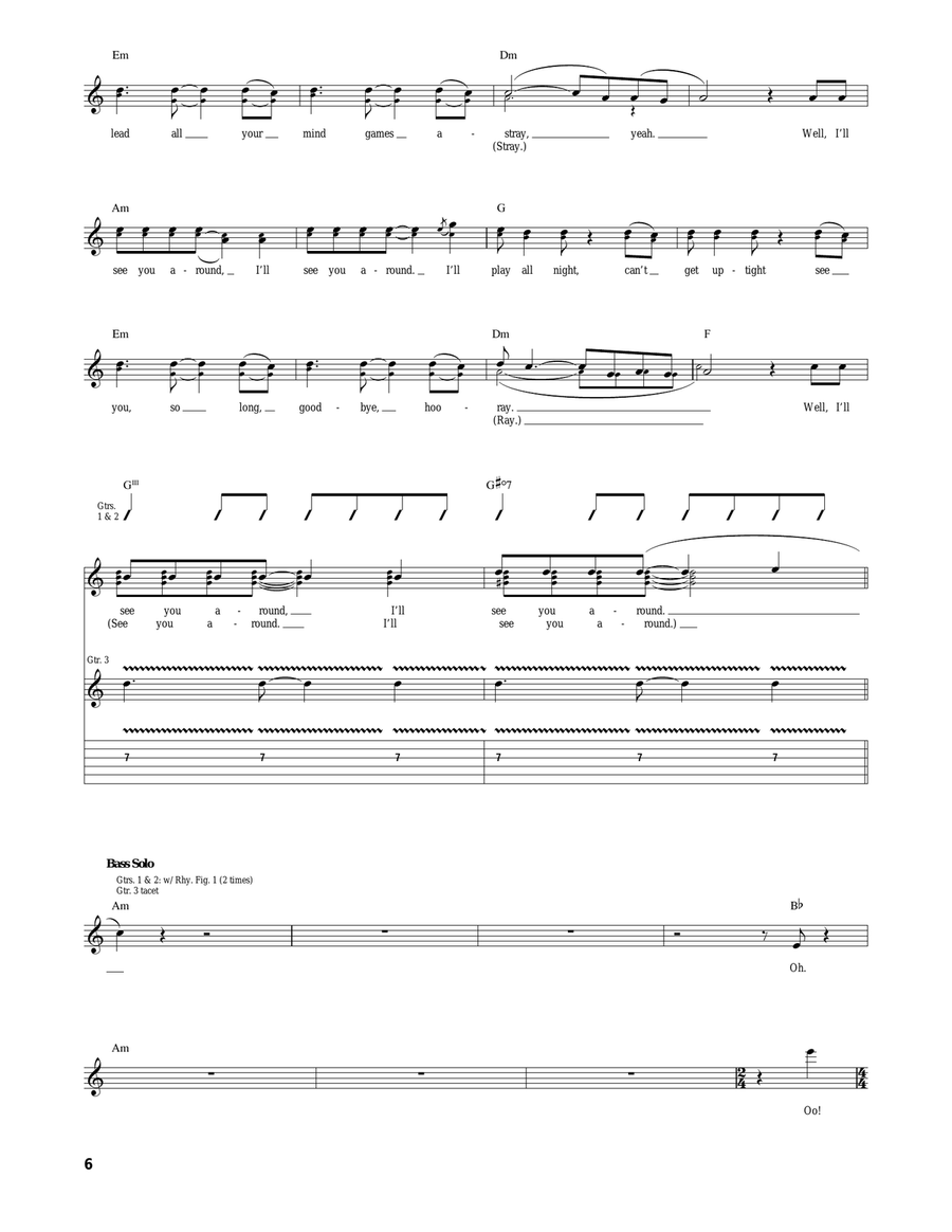 Goodbye Hooray Goodbye Hooray Acoustic Guitar scores gallery preview page 6