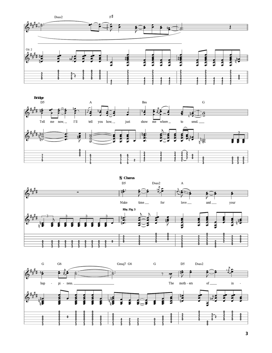 Happiness Loves Company Happiness Loves Company Acoustic Guitar scores gallery preview page 3