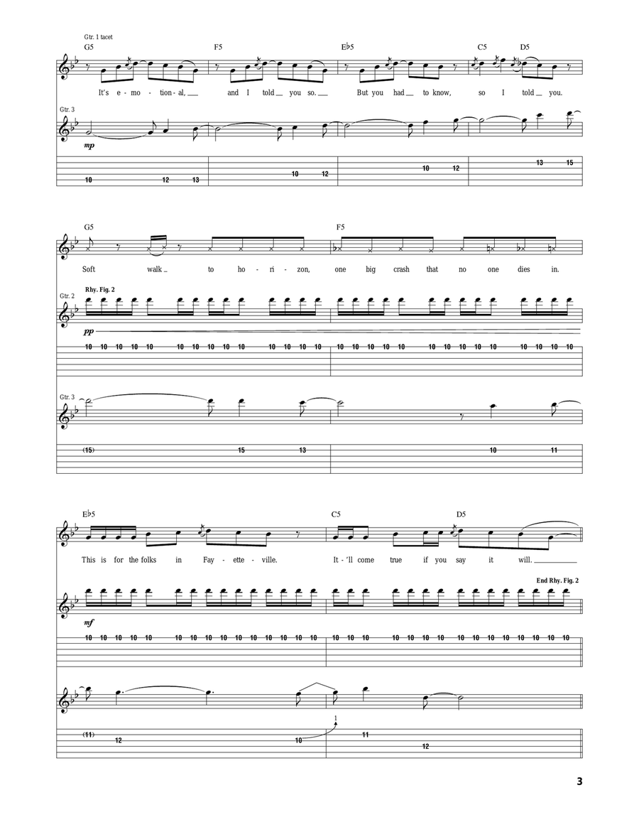 Look Around Look Around Acoustic Guitar scores gallery preview page 3