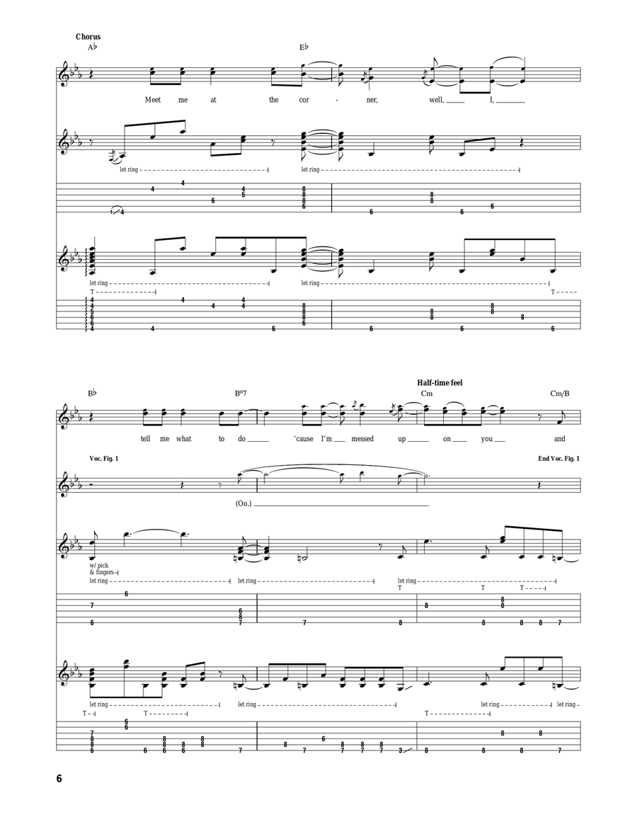 Meet Me At The Corner Meet Me At The Corner Acoustic Guitar scores gallery preview page 6