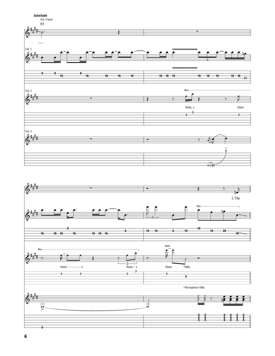 Monarchy Of Roses Monarchy Of Roses Acoustic Guitar scores gallery preview page 6