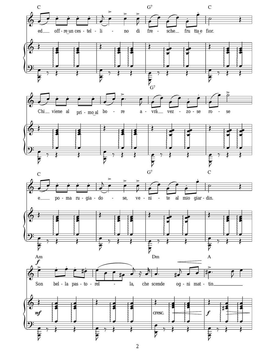 La Pastorella La Pastorella Acoustic Guitar scores gallery preview page 2