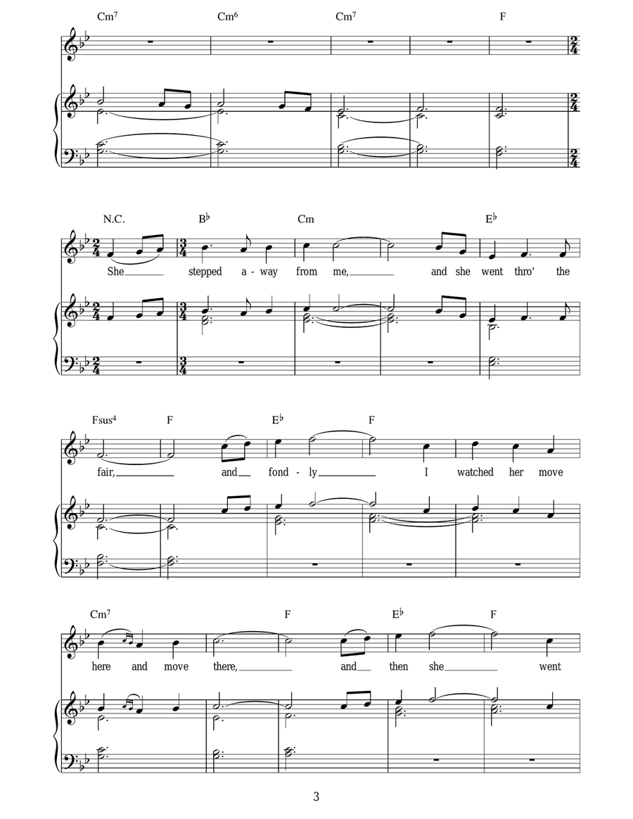 She Moved Through The Fair Acoustic Guitar scores gallery preview page 3
