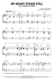 My Heart Stood Still [Jazz version] (arr. Brent Edstrom)