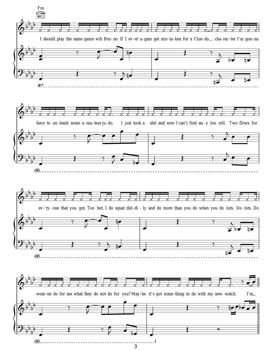 At Your Inconvenience Guitar scores gallery preview page 3